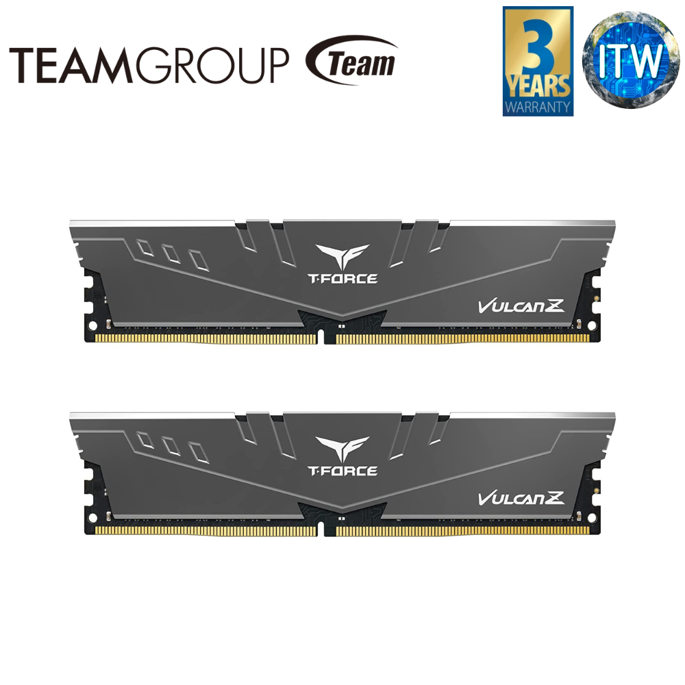TeamGroup T-Force Vulcan Z 16GB (8GBx2) 3200Mhz CL16-18-18-38 1.35V DDR4 Desktop Memory
