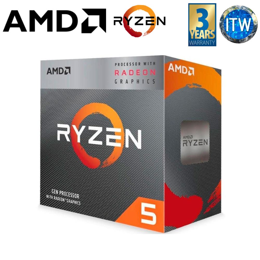 AMD Ryzen 5 4600G 6-Cores, 12-Threads Desktop Processor