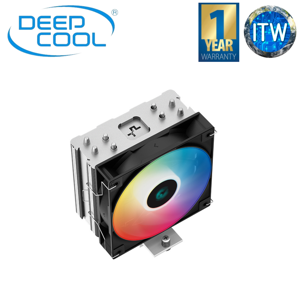 DeepCool Gammaxx AG400 LED 120mm Single Tower CPU Cooler (R-AG400-BKLNMC-G-1)