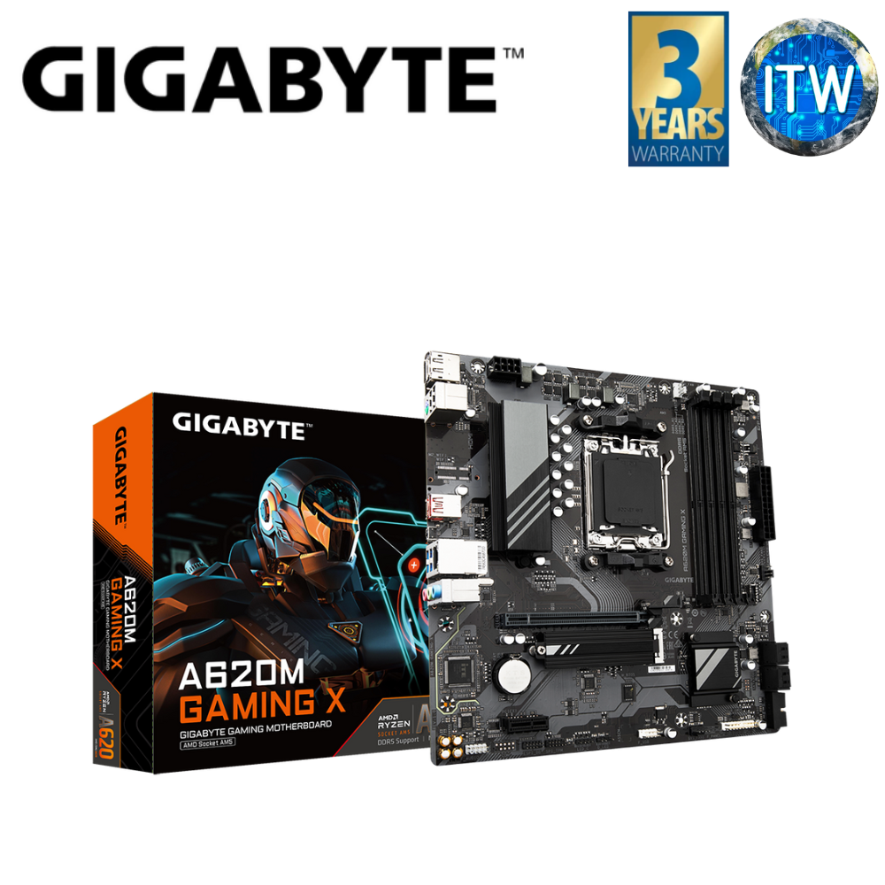 Gigabyte A620M Gaming X micro-ATX AM5 DDR5 Motherboard