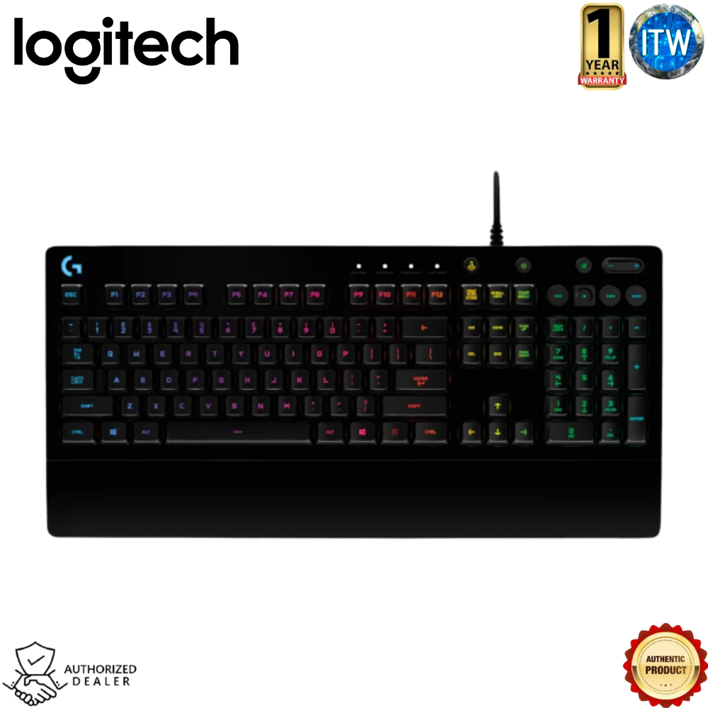 Logitech G213 Prodigy RGB - USB 2.0, G Series Gaming Keyboard