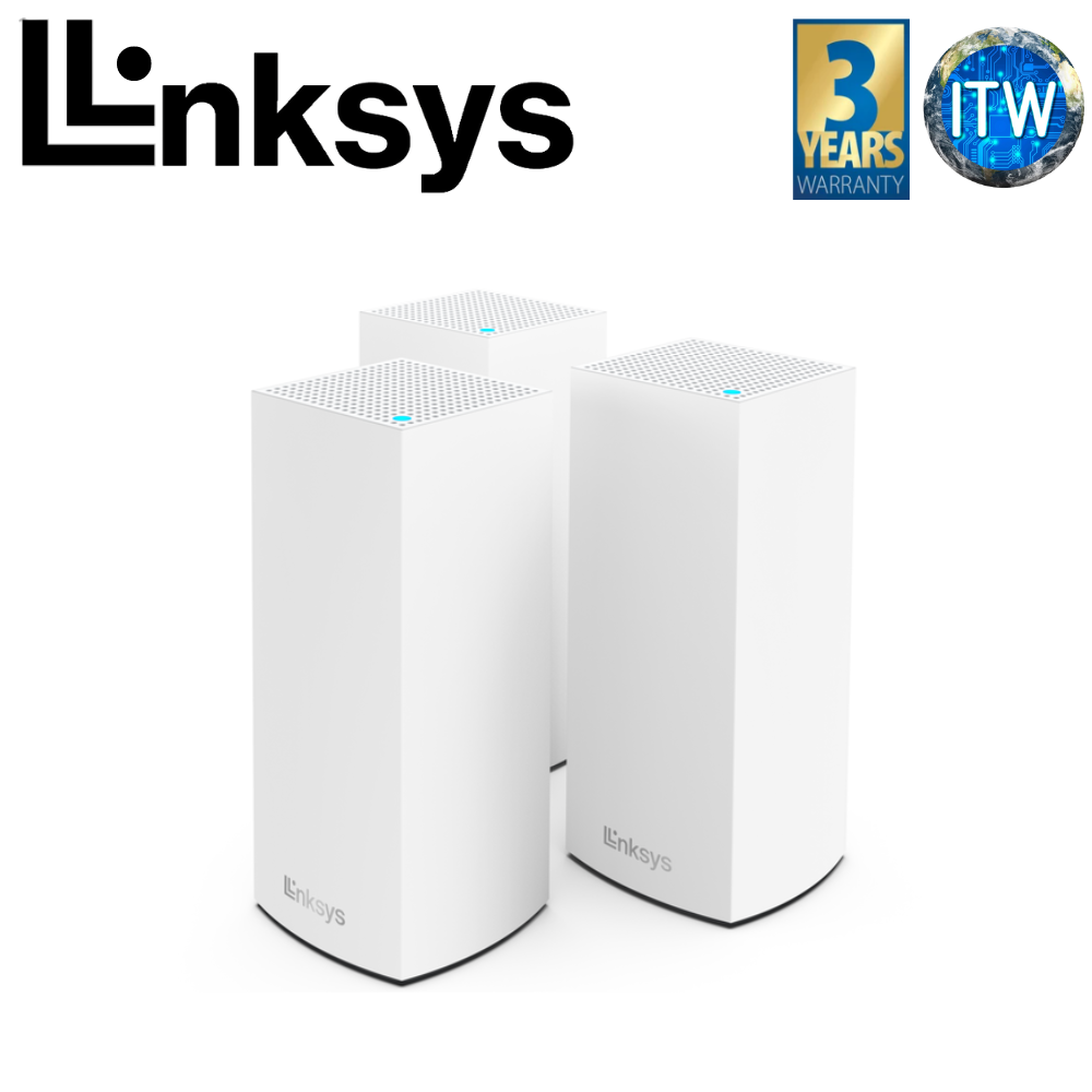 Linksys Atlas 6 Dual-Band Mesh WiFi 6 System 3-Pack (MX2003-AH)