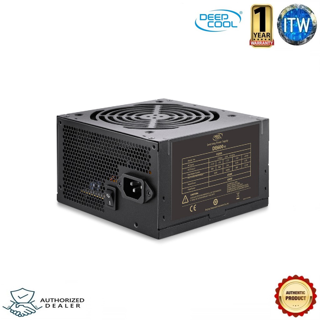 Itw | Deepcool DE600 V2 450W Power Supply Unit (DP-DE600US-PH)