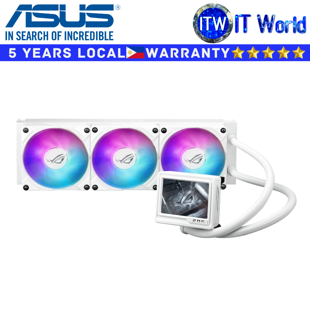 ASUS CPU Cooler Fan ROG Ryujin III 360 ARGB Extreme White Edition