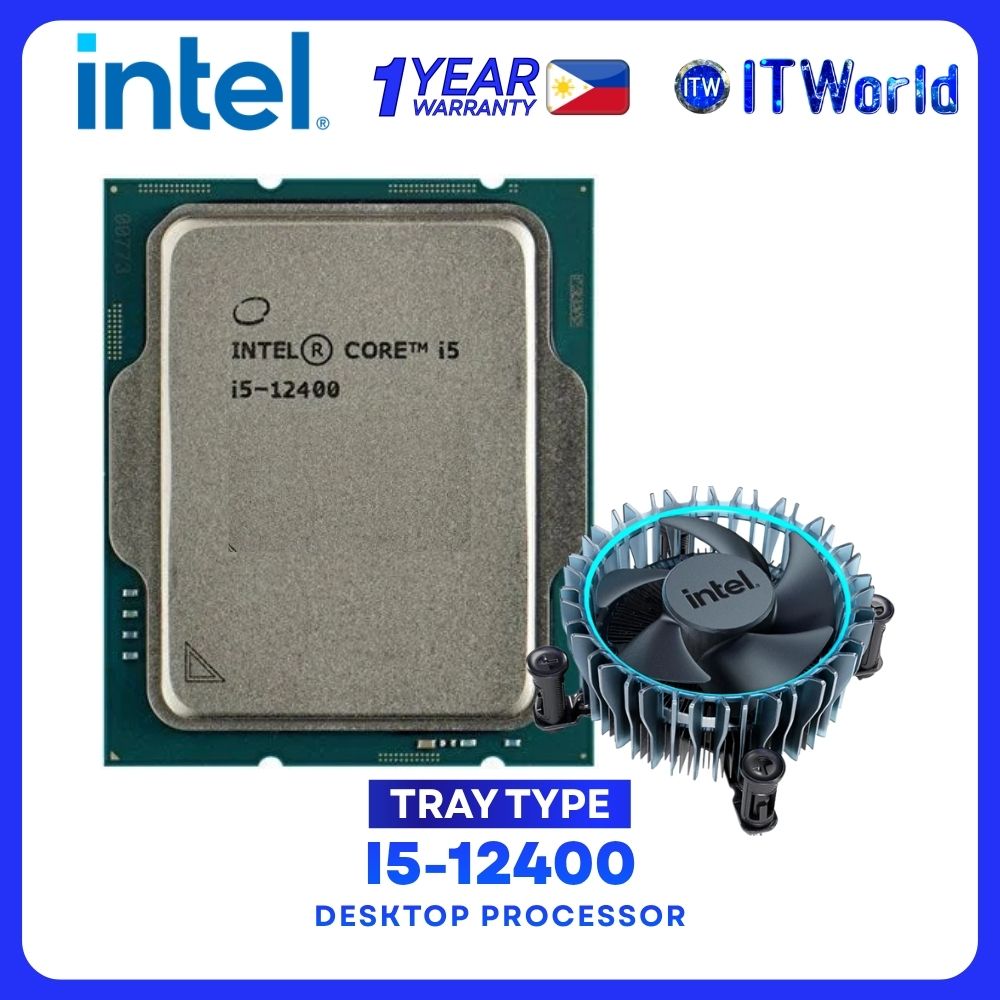 Intel Core i5-12400 18MB Cache Up to 4.40Ghz Desktop Processor - Tray Type