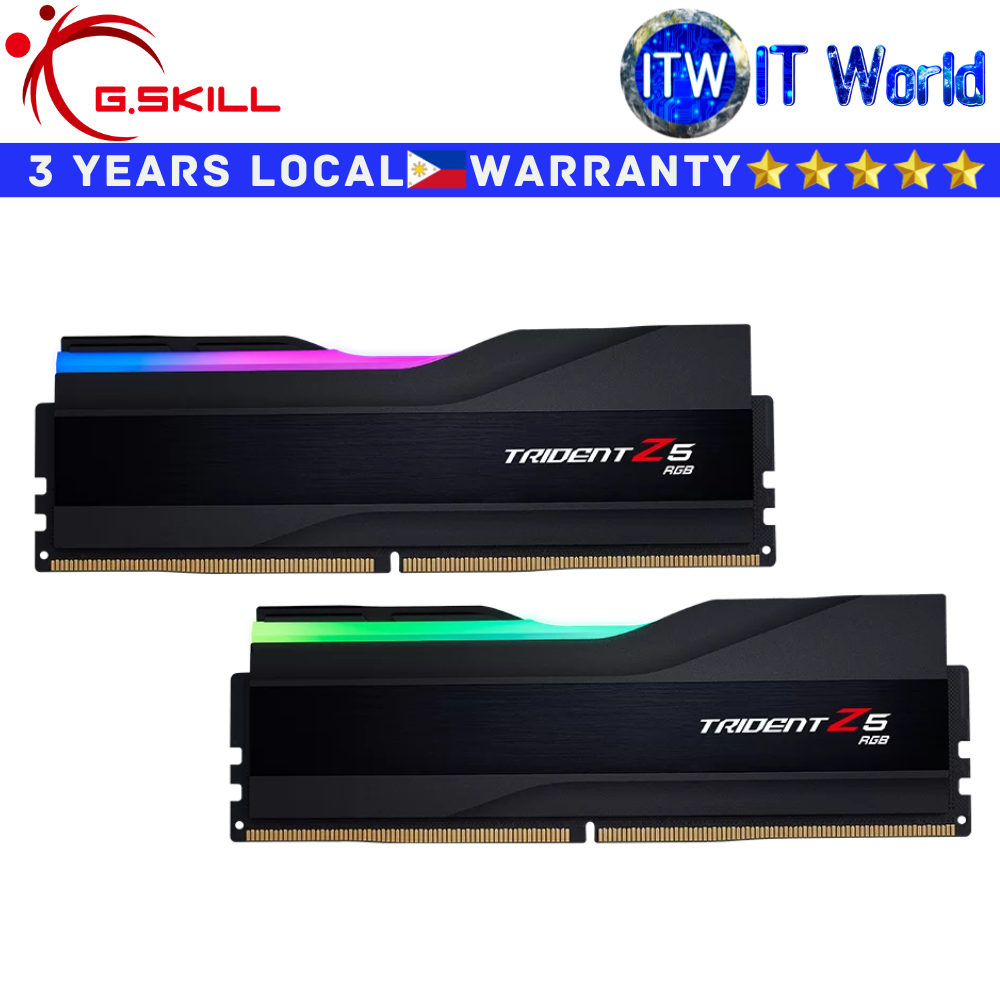 G.SKILLS TRIDENT Z5 RGB DDR5 RAM 48GB 2X24GB 8000MTs Dual Channel Desktop Memory itw