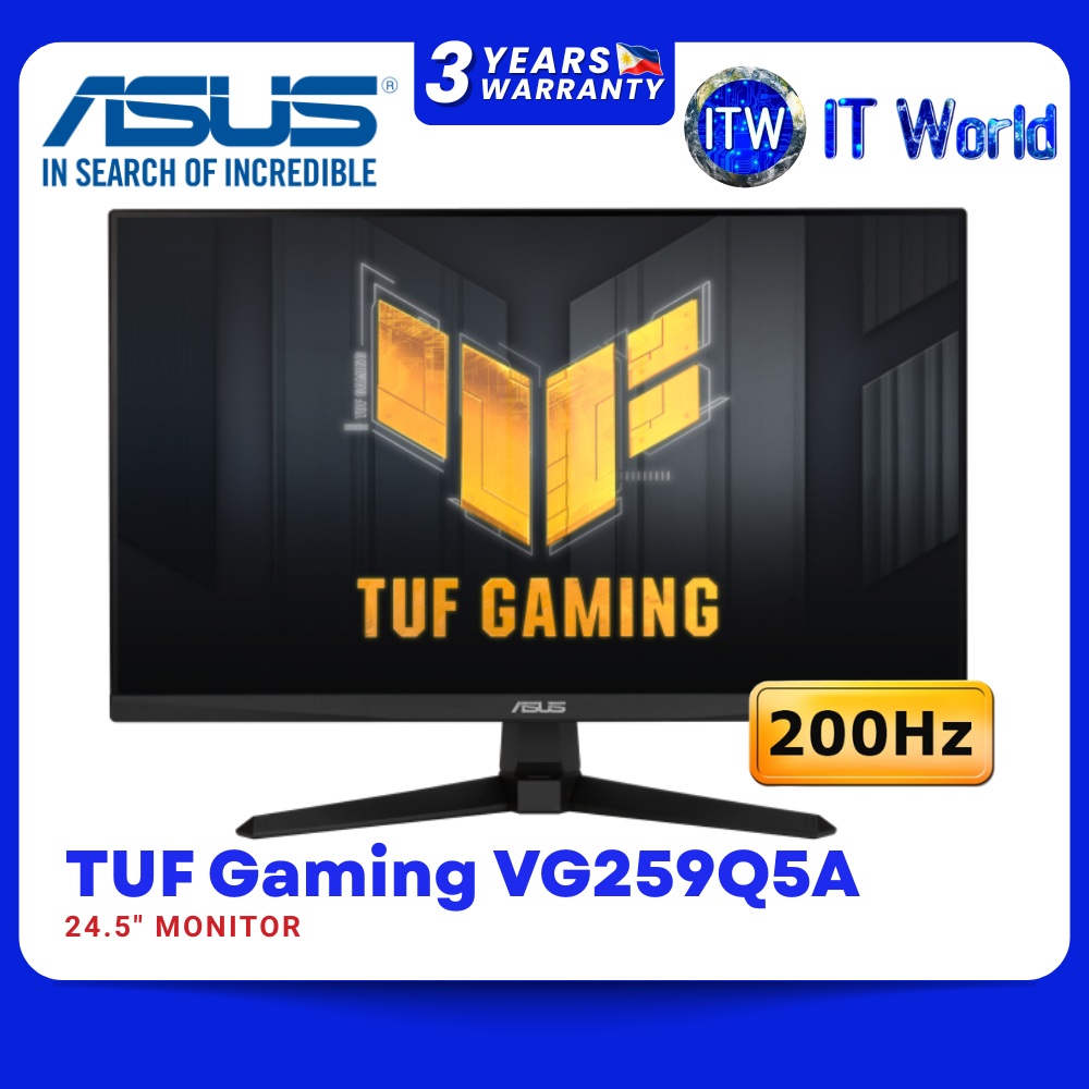 Asus TUF Gaming VG259Q5A 24.5" Fast IPS 200Hz 1920x1080 FHD Desktop Monitor