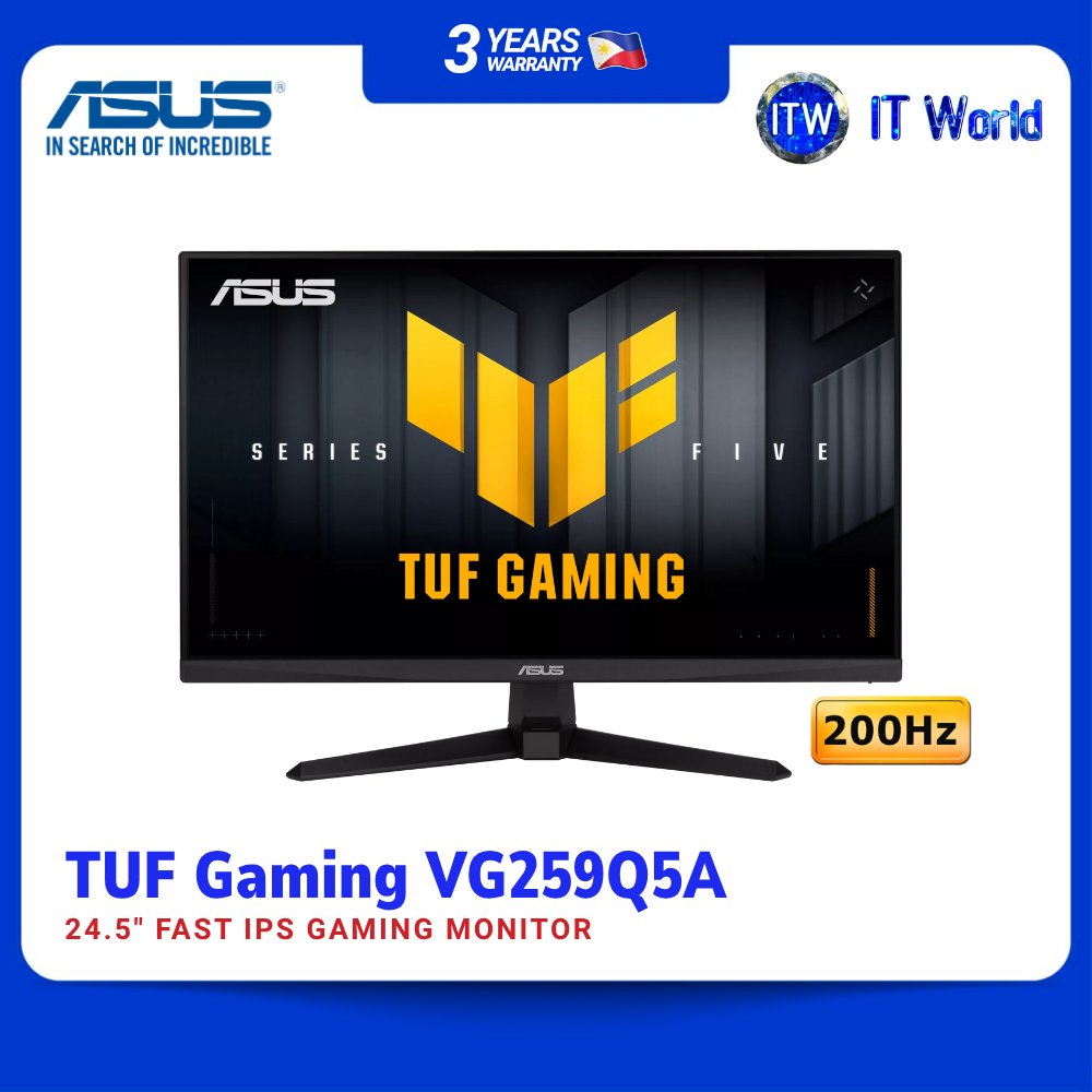 Asus TUF Gaming VG259Q5A 24.5" Fast IPS 200Hz 1920x1080 FHD Desktop Monitor