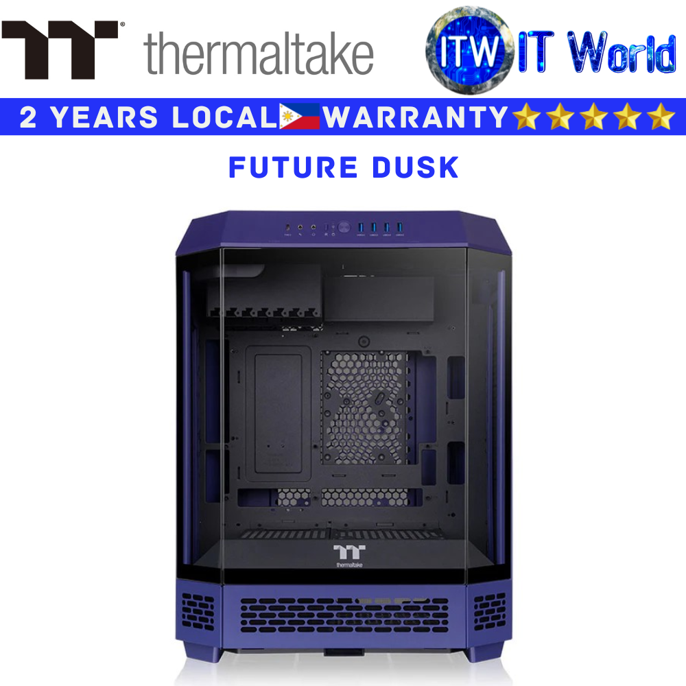 Thermaltake Computer PC Case The Tower 600 Series ATX Mid Tower Chassis (Future Dusk)