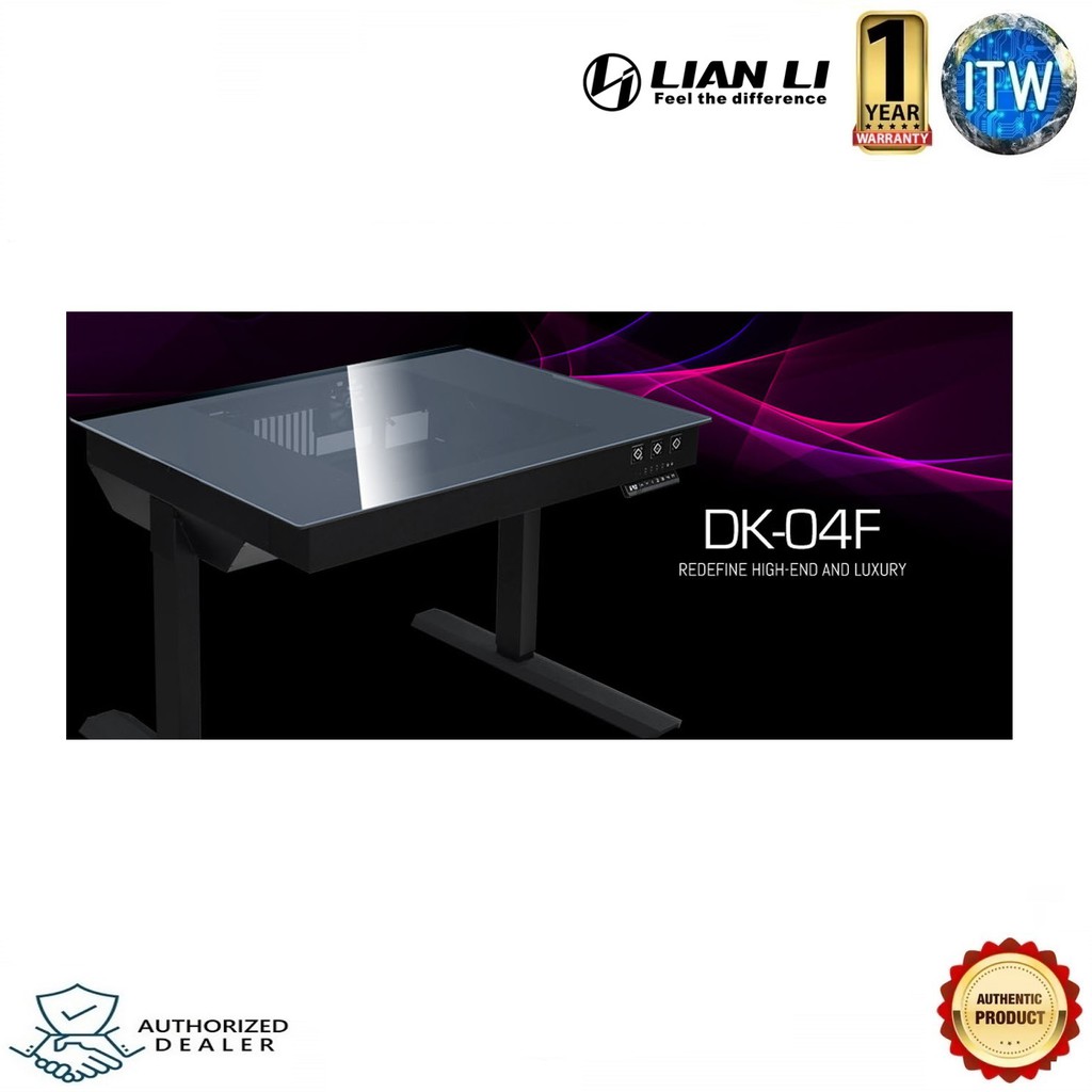 LIAN LI DK-04FX Aluminum One System Motorized Desk Computer Case