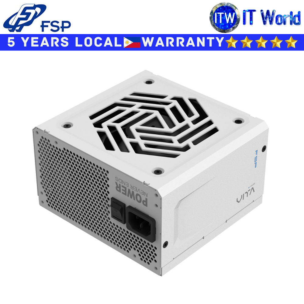 FSP PSU 750W Power Supply Unit Vita GM VITA-750GM 80+ Gold APFC Fully Modular (White)