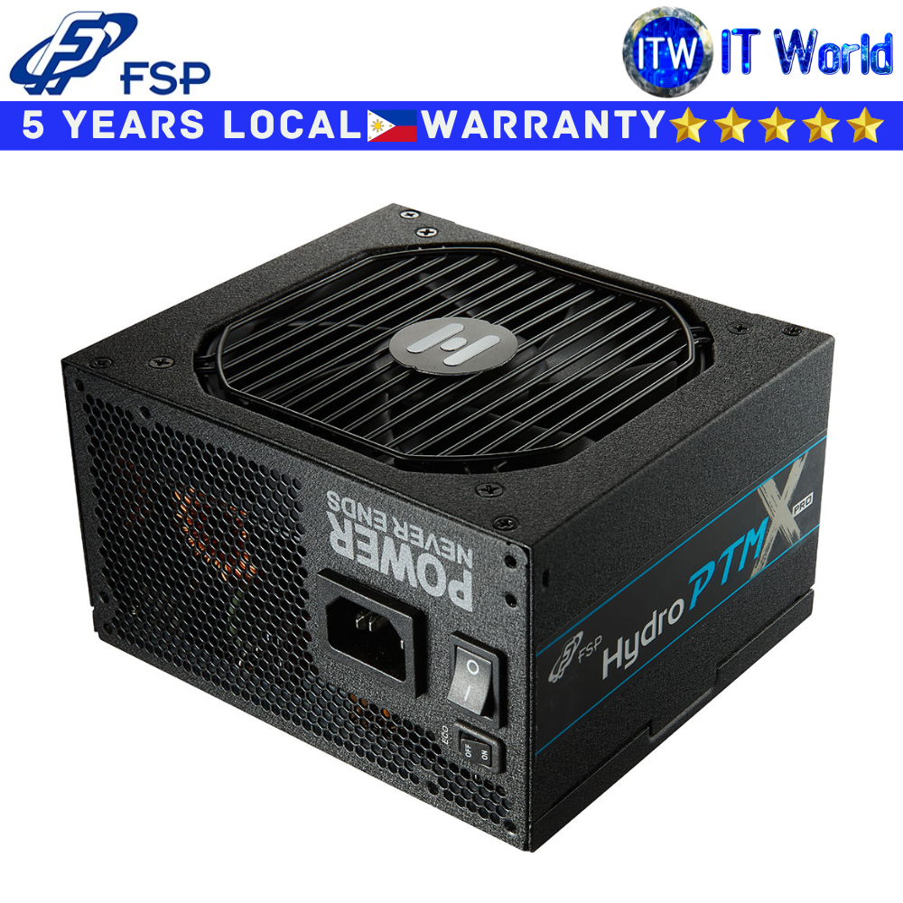 Itw | FSP PSU 1000W Power Supply Unit Hydro PTM Pro X ATX3.0 PCIe5 80+ Platinum (HPT3-1000M Gen5)