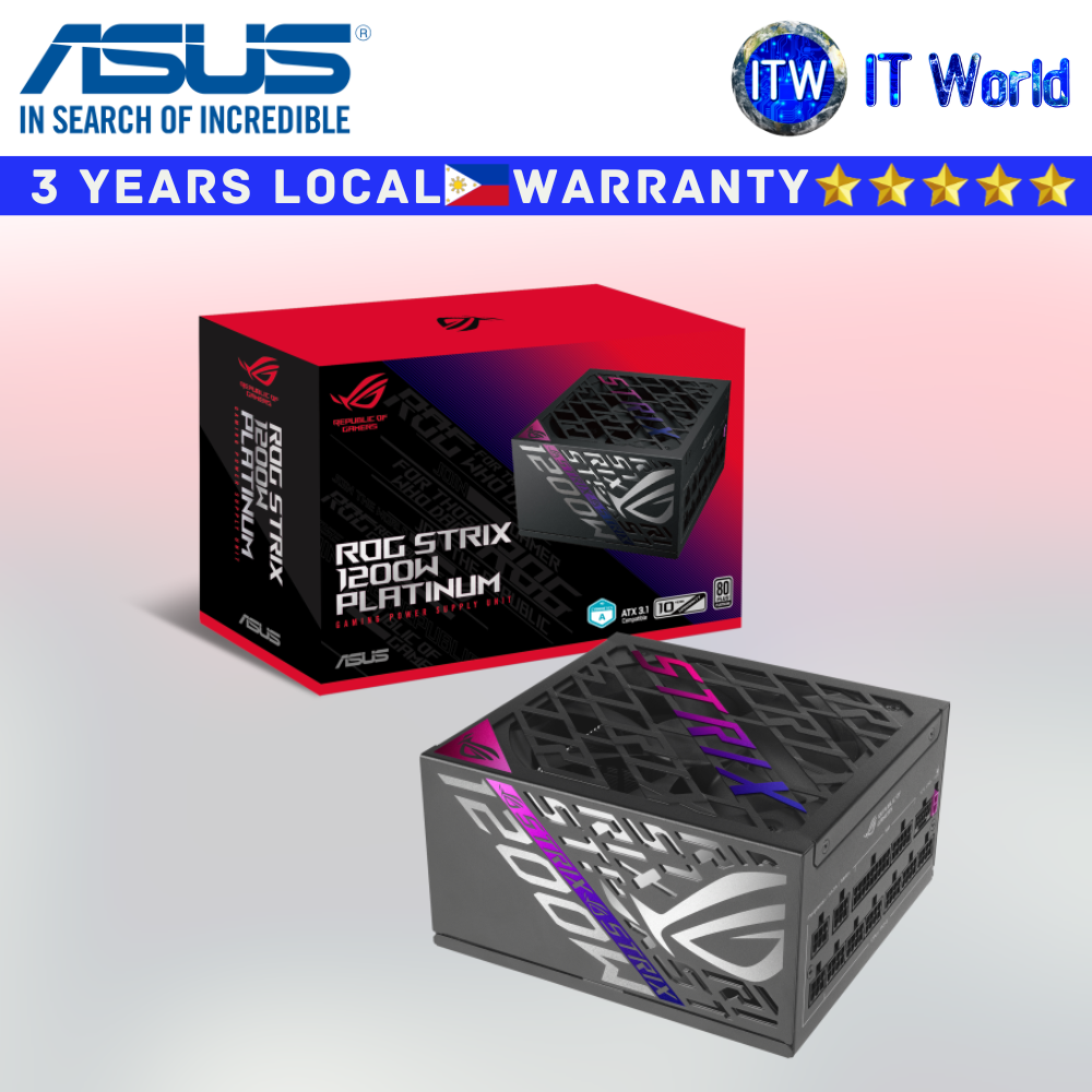 Itw | ASUS Power Supply Unit 1200W ROG STRIX 80 PLUS platinum ATX 3.1 (ROG-STRIX-1200P-GAMING)