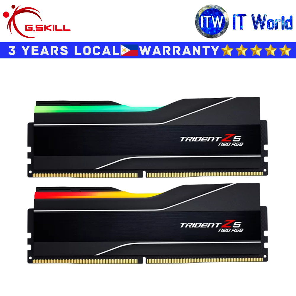 G.skill DDR5 RAM 64GB (2x32GB) 6000MT/s Trident Z5 Neo RGB (F5-6000J2636H32GX2-TZ5NR)