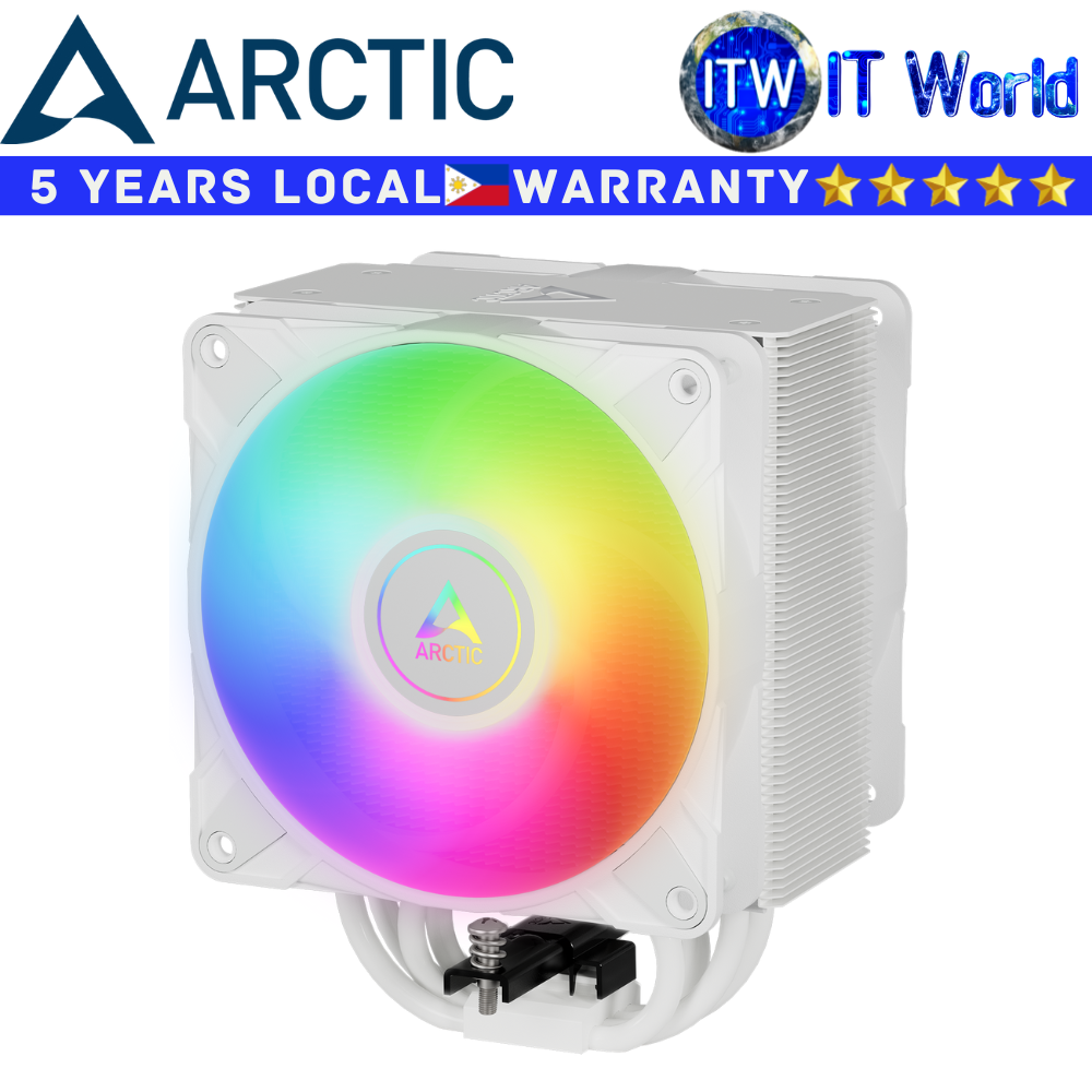 Itw | Arctic CPU Cooler Fan Freezer 36 A-RGB Multi Compatible Tower CPU Cooler (Black | White)
