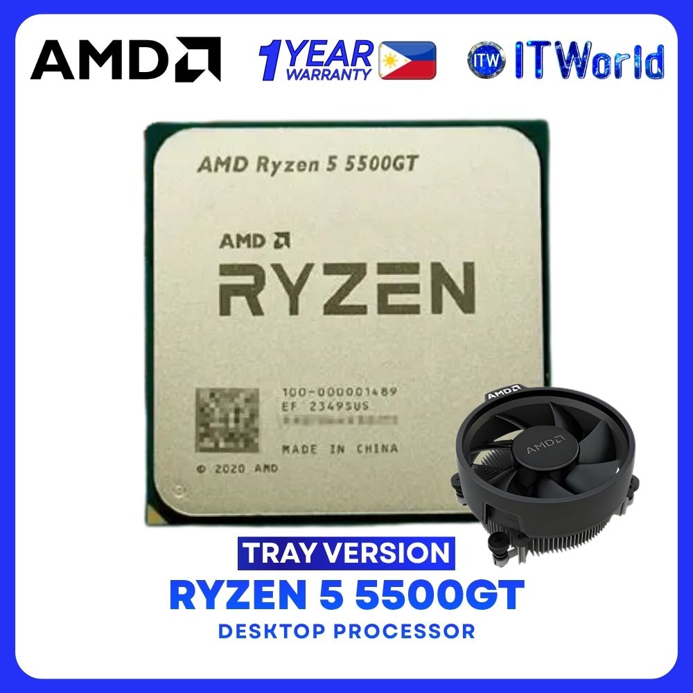 AMD Ryzen 5 5500GT 6Cores 12Threads Desktop Processor - Tray Type