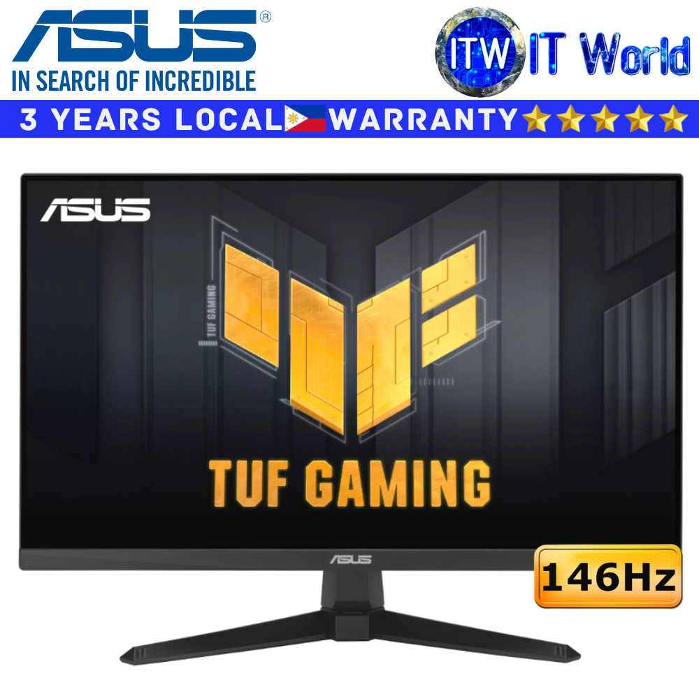 ASUS TUF Gaming Monitor VG249QE5A 23.8" 146Hz/1920x1080 Full HD/IPS/1ms MPRT/Anti-Glare | itw