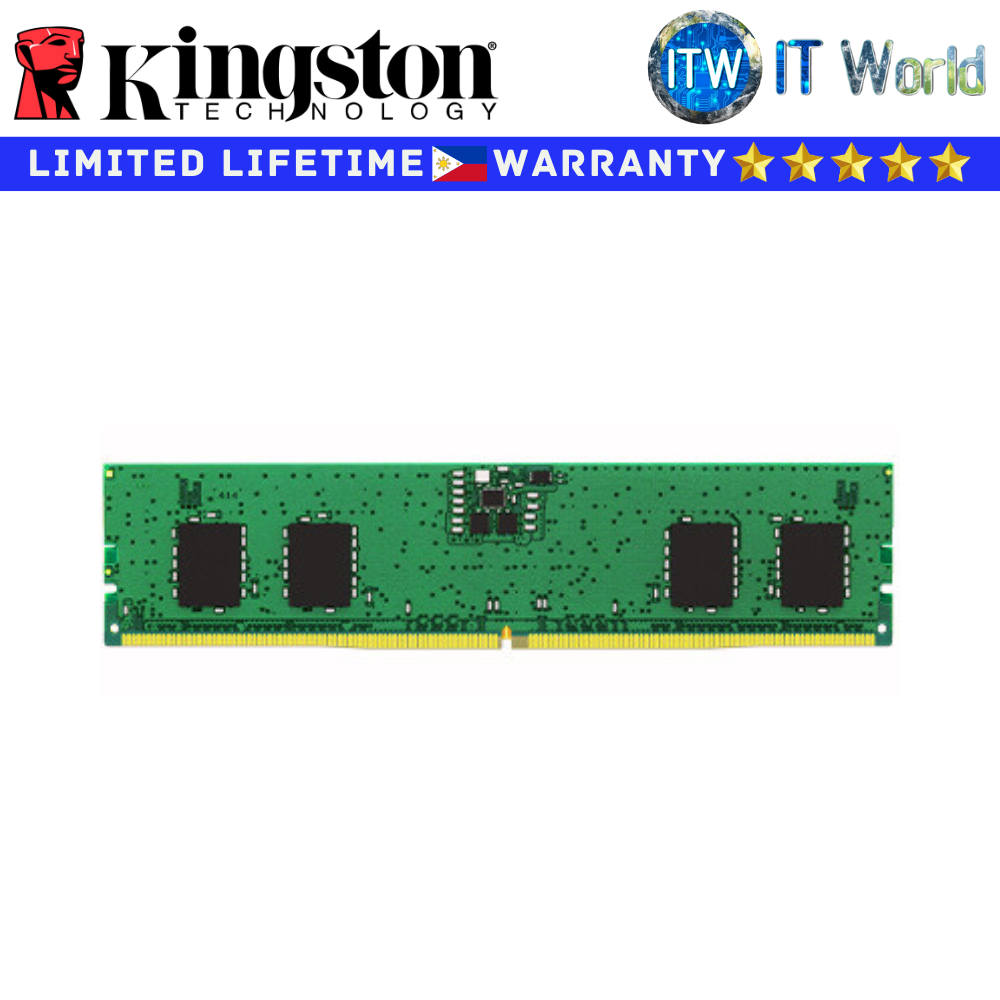 Itw | Kingston DDR5 RAM 8GB 5200MT/s Non-ECC Unbuffered DIMM CL42 (KVR52U42BS6-8)
