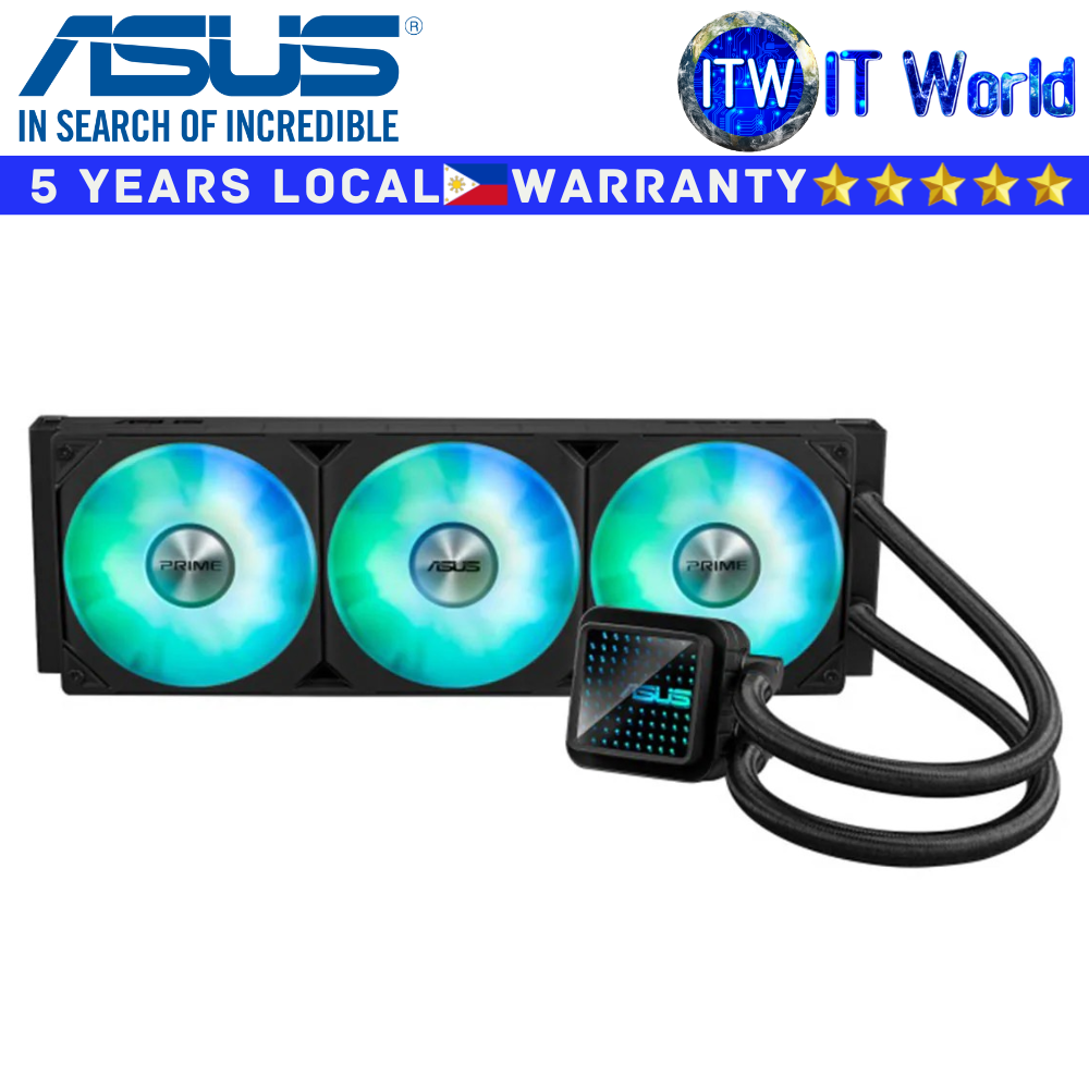 Itw | ASUS CPU Cooler Fan Prime LC 360 ARGB All in one Liquid Cooler