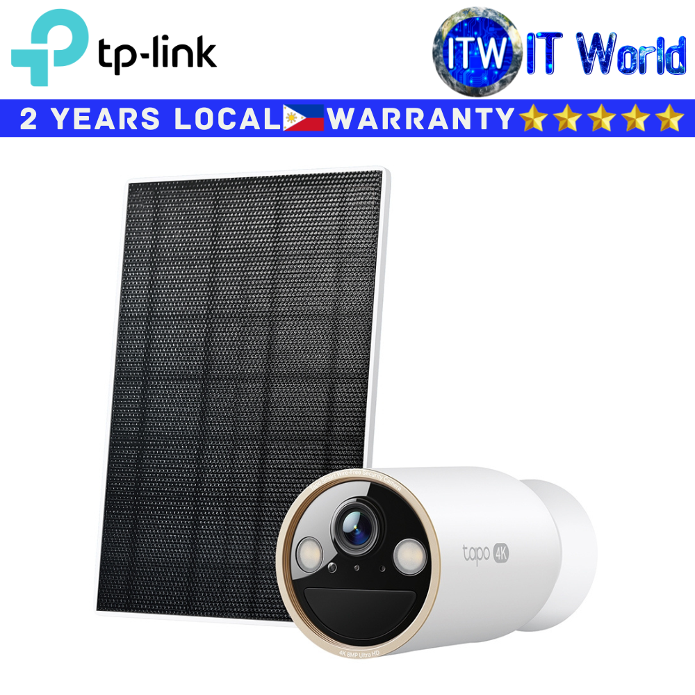 TP-Link Tapo C460 4K 8MP Outdoor Solar-Powered Ultra HD Security Camera Kit