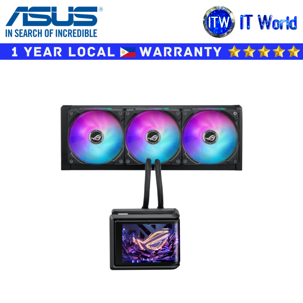ASUS 6.67" AMOLED Display ROG Ryuo IV SLC 360 ARGB AIO Liquid CPU Cooler (ROG RYUO IV SLC 360 ARGB)
