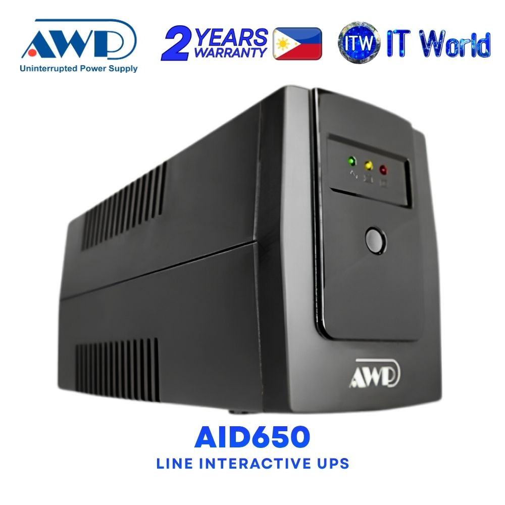 AWP AID650 650VA/390W Line Interactive UPS
