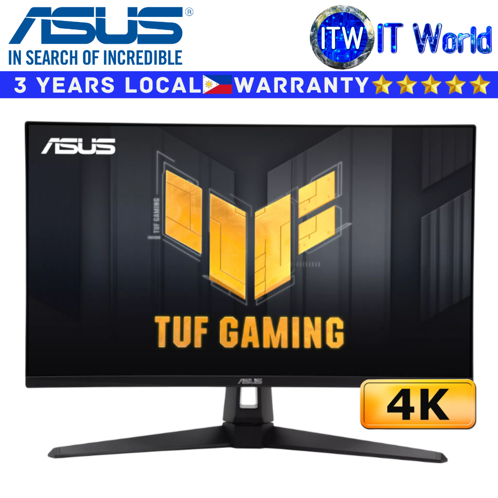 ASUS TUF Gaming Monitor VG27UQ1A 27" 3840x2160 4K HDR / 160Hz / fast IPS / 1msGTG / Anti-Glare | itw