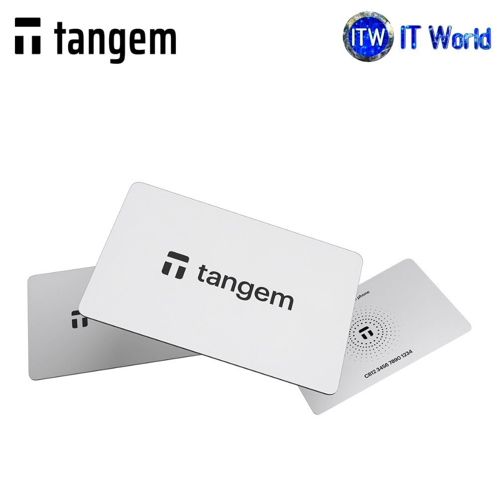 Itw | Tangem 2.0 Wallet Pack of 3 own Crypto card (Black | White)