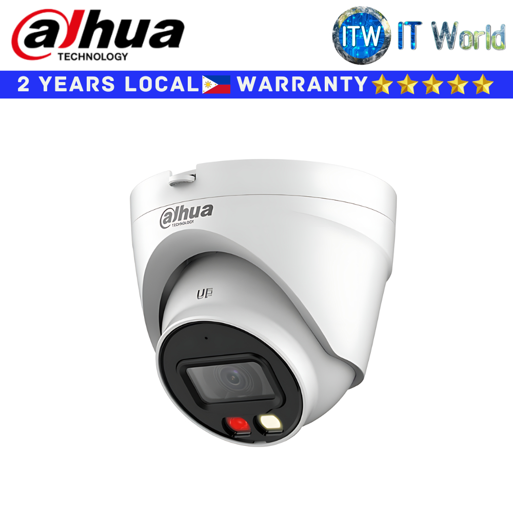 Itw | Dahua CCTV Security Camera 4MP Entry Smart Dual Light Fixed-focal Eyeball (DH-IPC-HDW1439V-A-IL)
