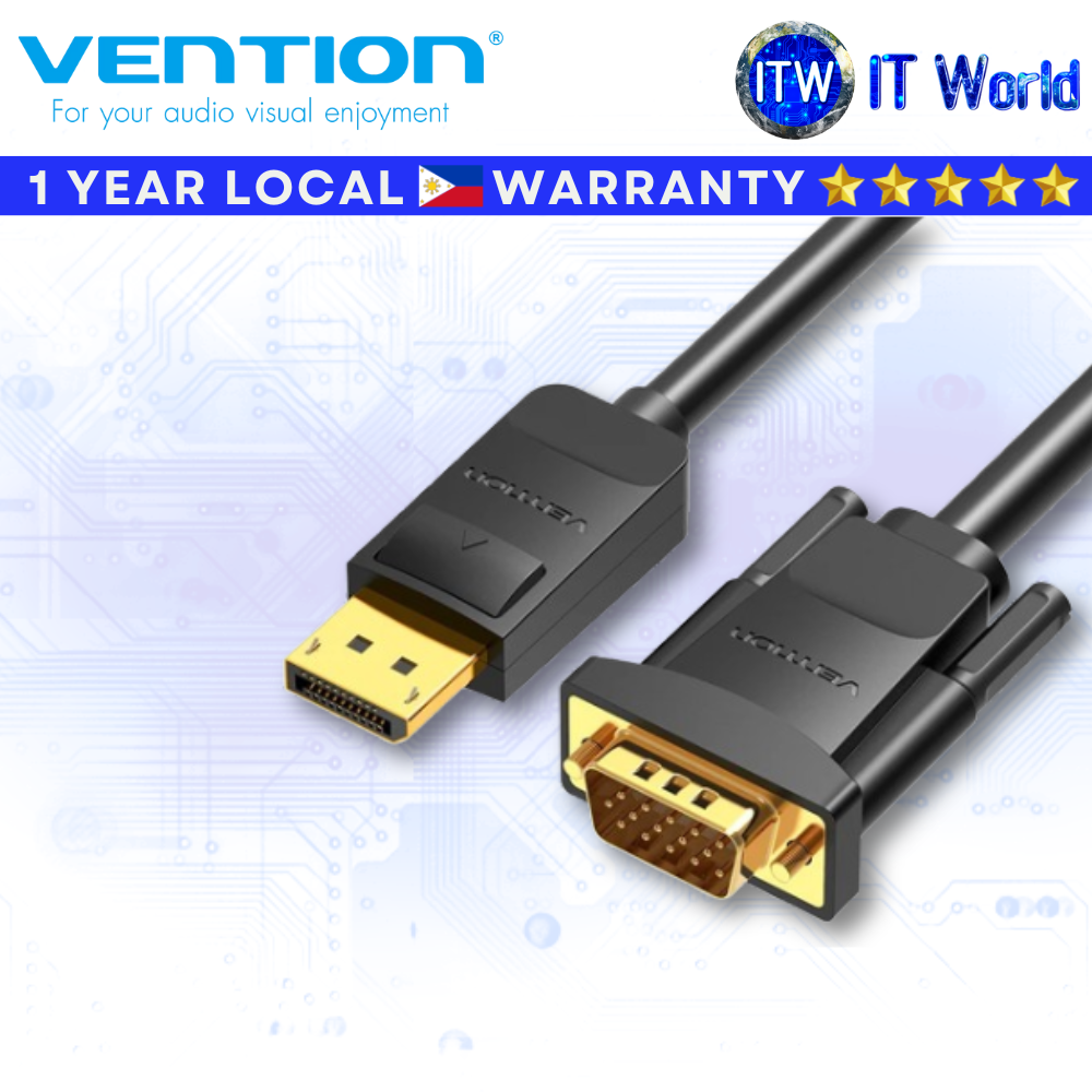 Itw | Vention DisplayPort to VGA Cable DP Male/VGA Male