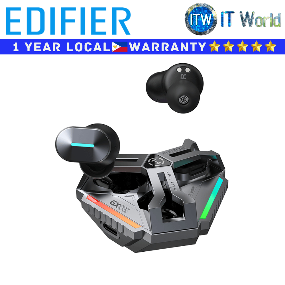 Itw | Edifier Gaming Earbuds Earphones GX05 Wireless Ultra-Low Latency 2.4GHz Bluetooth