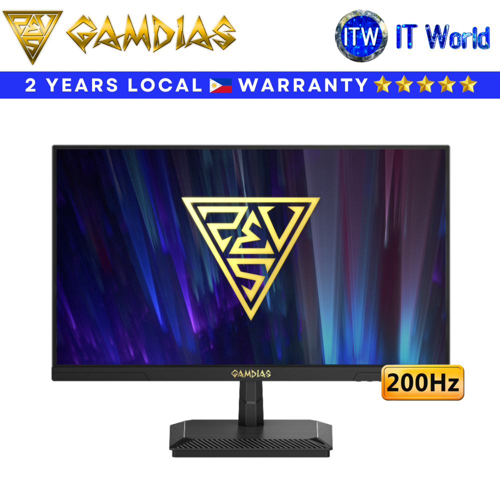 Itw | Gamdias Atlas HD24IFIC III 24.5" IPS Gaming Monitor / FHD 1920x1080 / 200Hz / 1ms MPRT