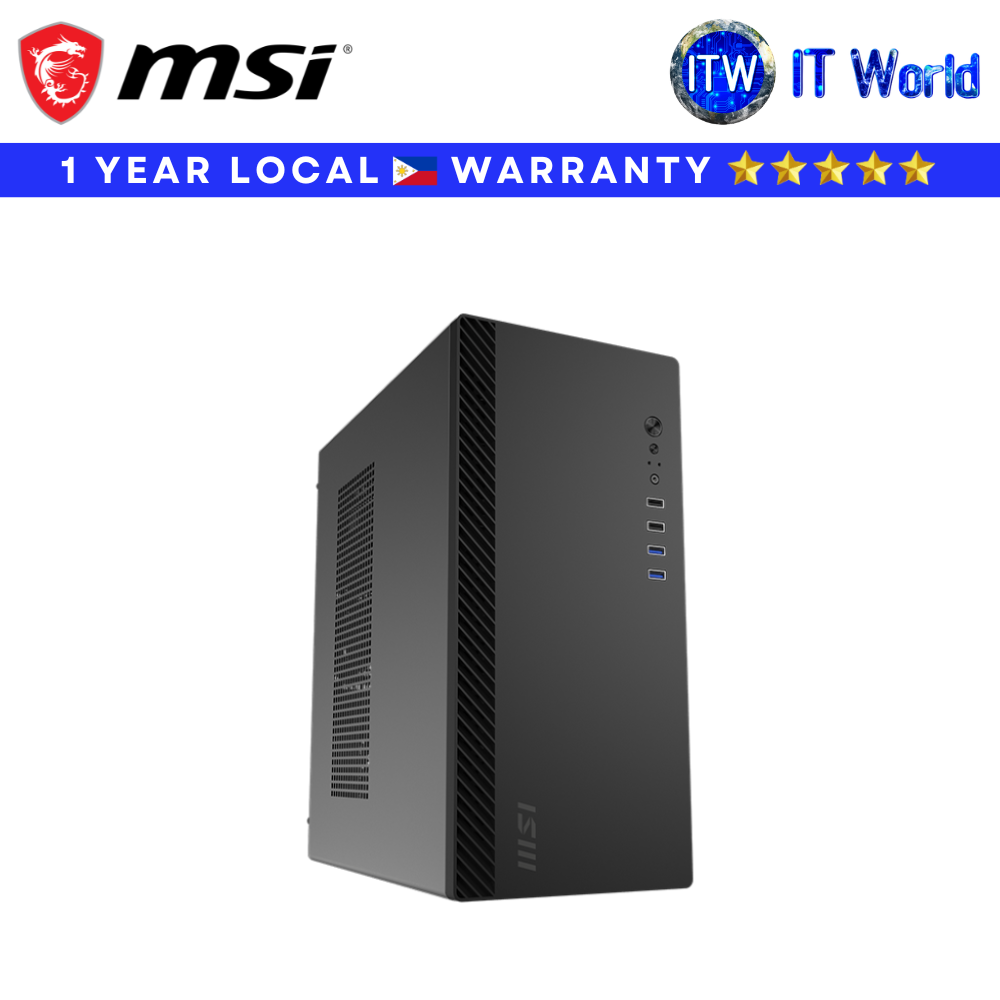 MSI Case Pro Shied M100P Micro-ATX / Compact Mid-Tower / Tool-Free Drive Bays / USB 3.2 Gen1 | itw