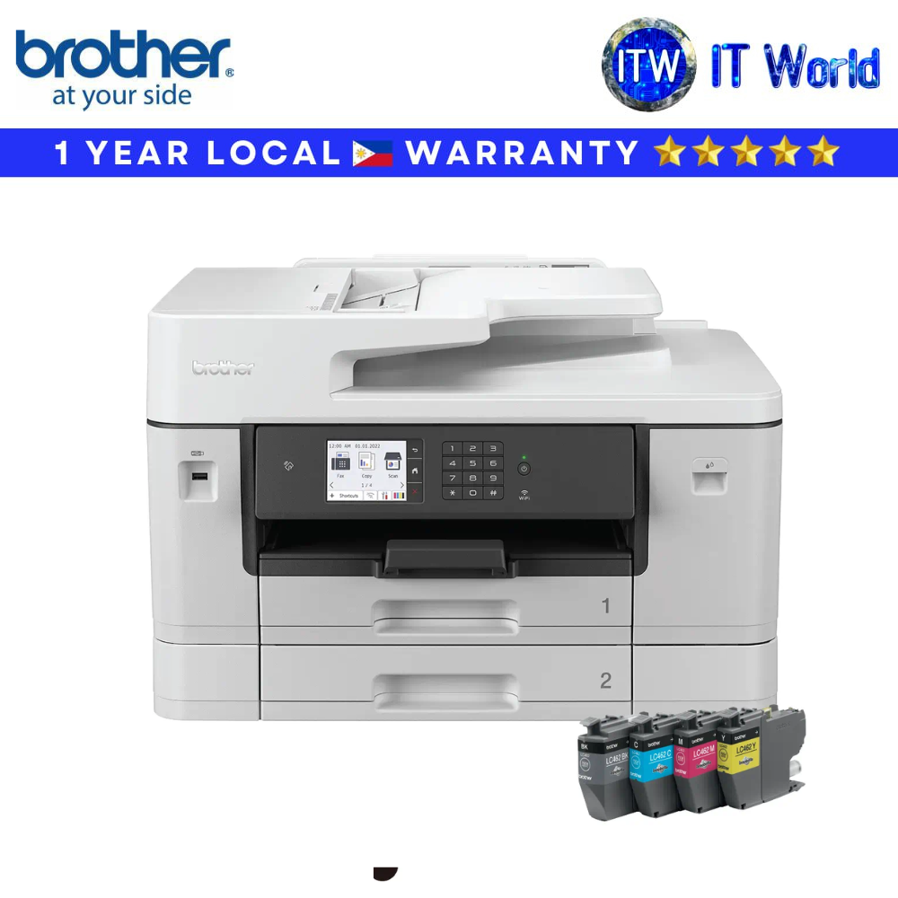 Itw | Brother MFC-J3940DW A3 Inkjet Printer - Duplex, Scan, Copy, Fax, Wireless, LCD Touchscreen