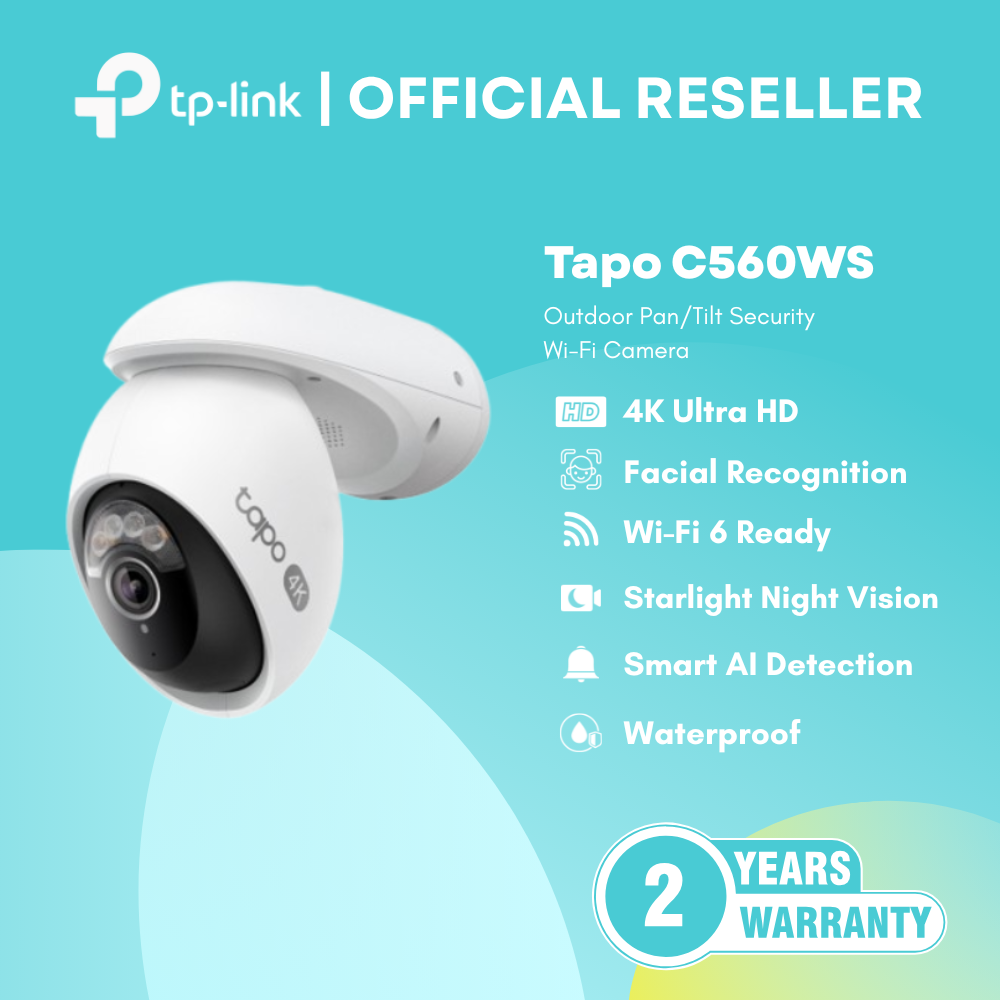 Itw | TP-Link Outdoor Camera Tapo C560WS 4K /WiFi 6 /AI Detection /Starlight Night Vision /IP66
