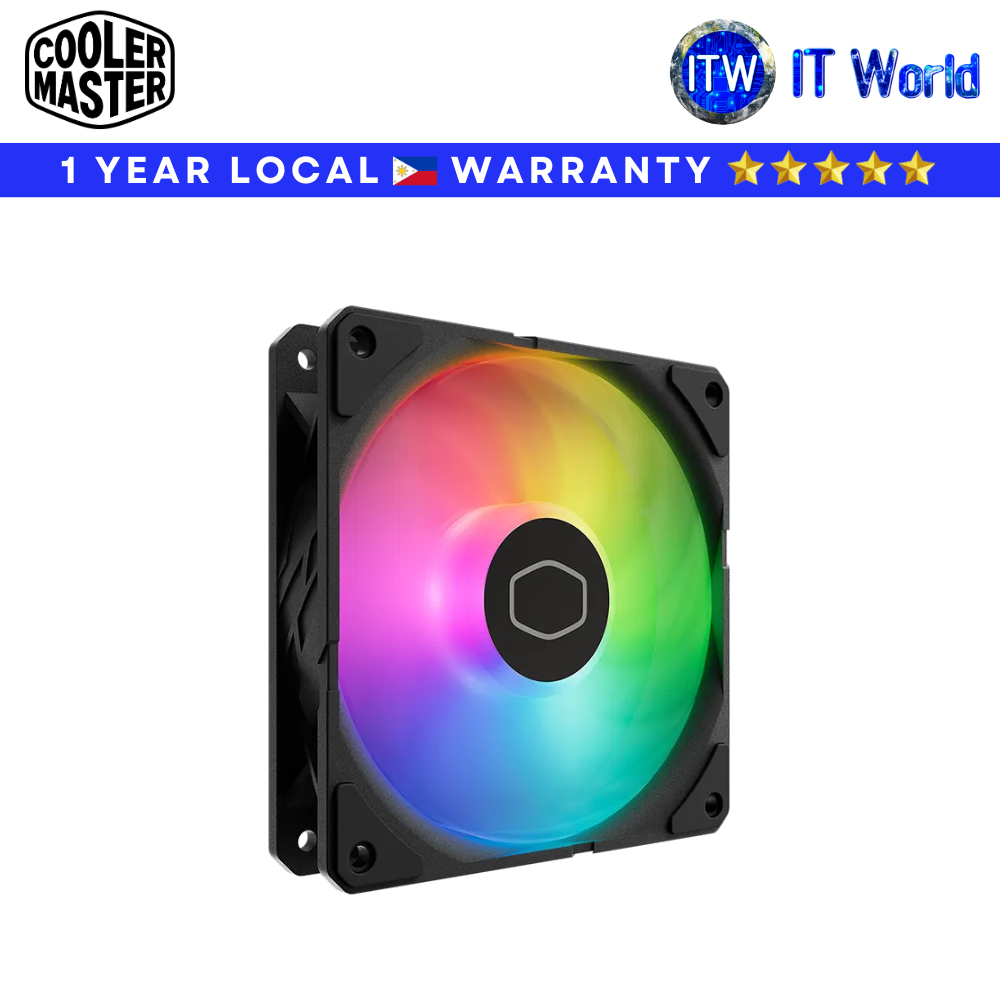 Itw | Cooler Master SickleFlow Edge 120 ARGB Case Fan – Black (MFX-B2DN-25NP2-R2)