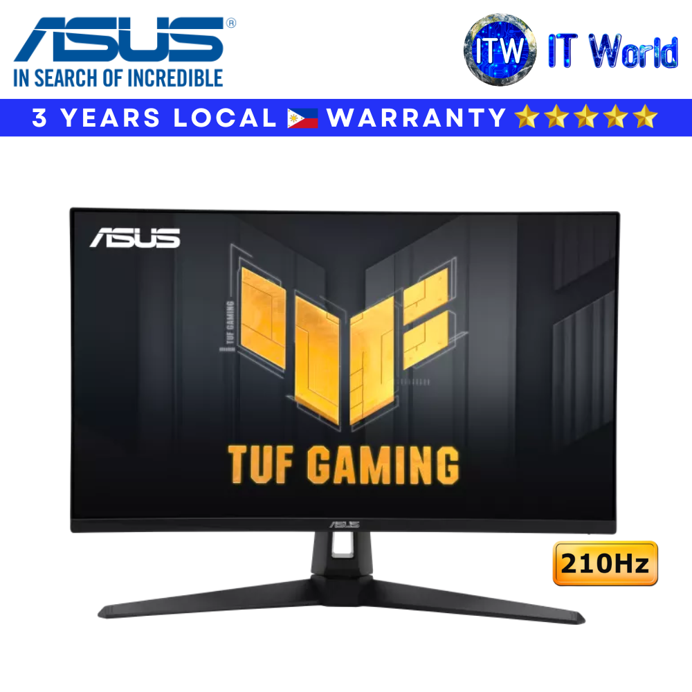 ASUS TUF Gaming Monitor VG27AQ5A 27" 210Hz / 2560x1440 QHD / Fast IPS (VG27AQ5A) | itw