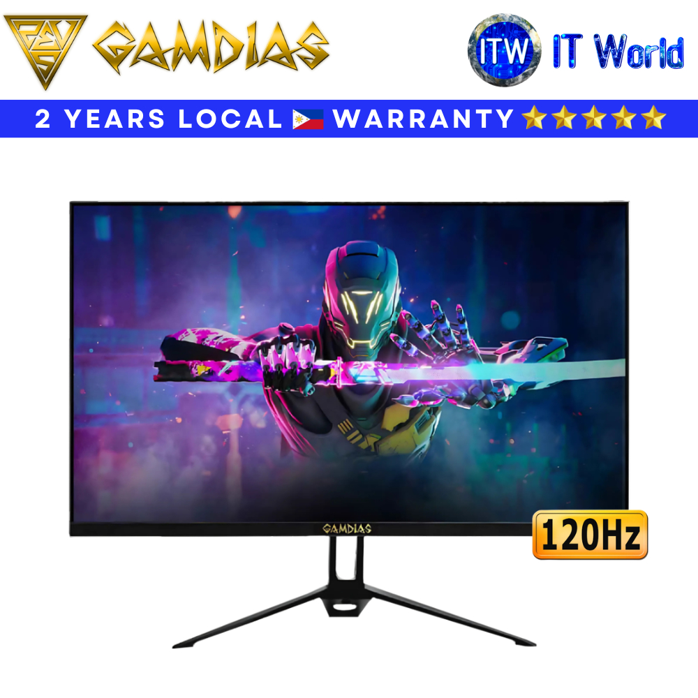 Gamdias Atlas HD238IF III 23.8" IPS Gaming Monitor / FHD 1920x1080 / 120Hz / 4ms / VESA Mount | itw