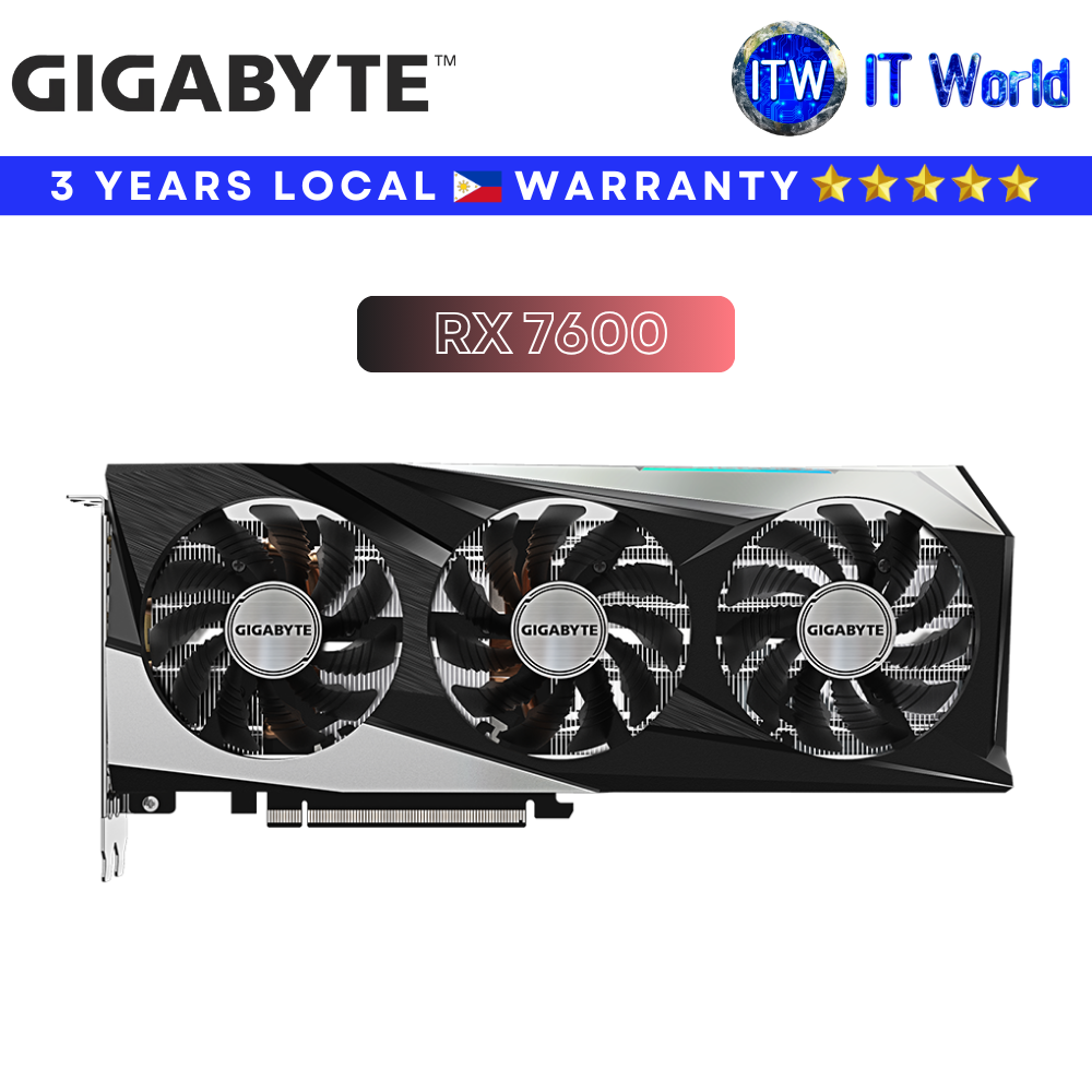 Gigabyte Radeon RX 7600 8GB GDDR6 (GV-R76GAMING OC-8GD)
