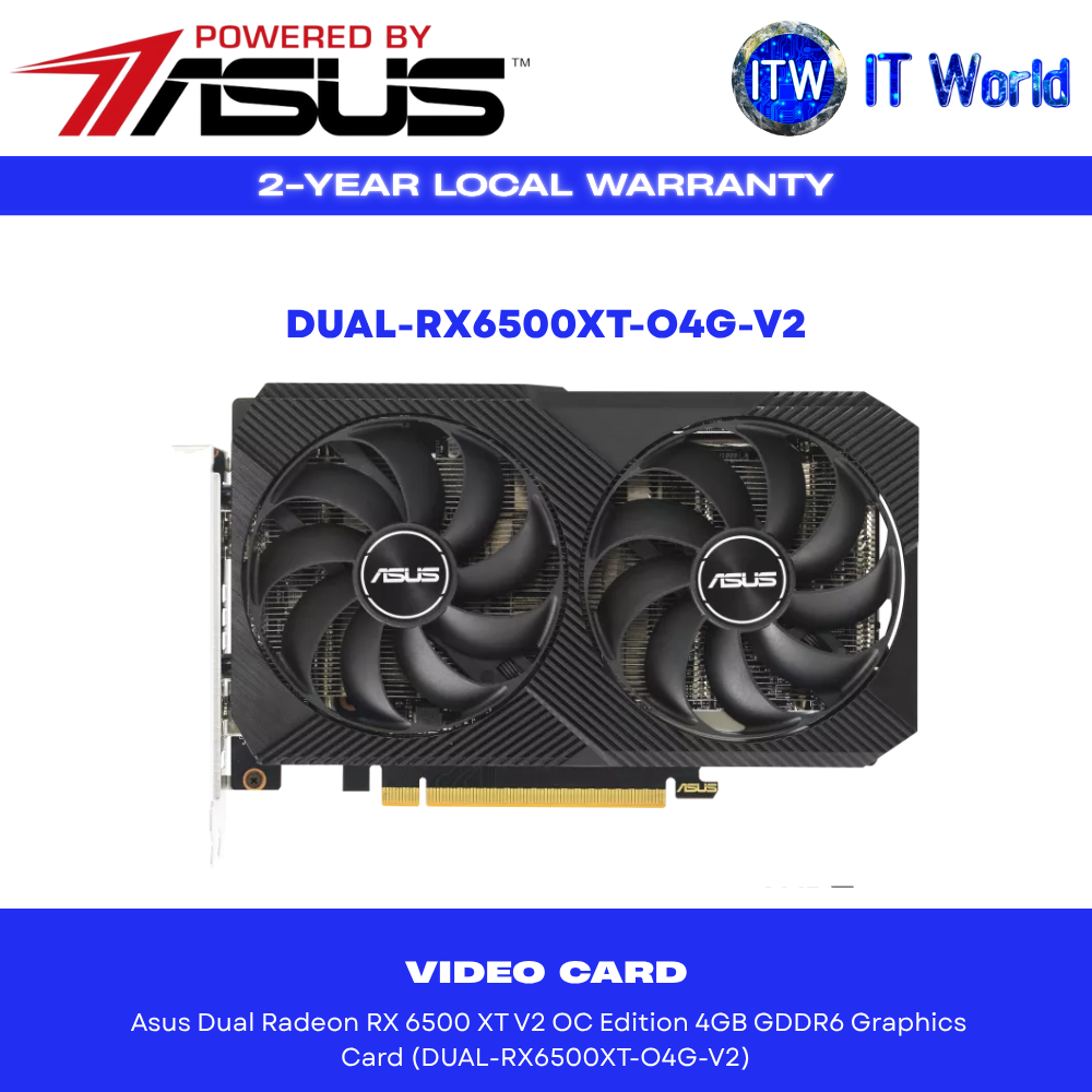 Desktop PC Build | Powered by ASUS Ryzen 5 4500 DDR4 /RTX 3050 or RX 6500XT /16GB RAM /512GB NVMe | itw