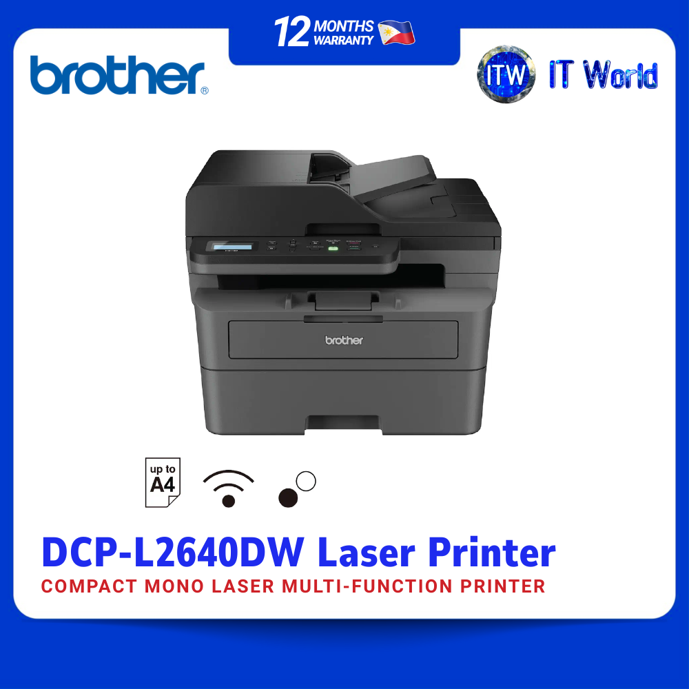Brother - DCP-L2640DW - Mono Laser Multi-Function Printer - Print/Scan/Copy | itw