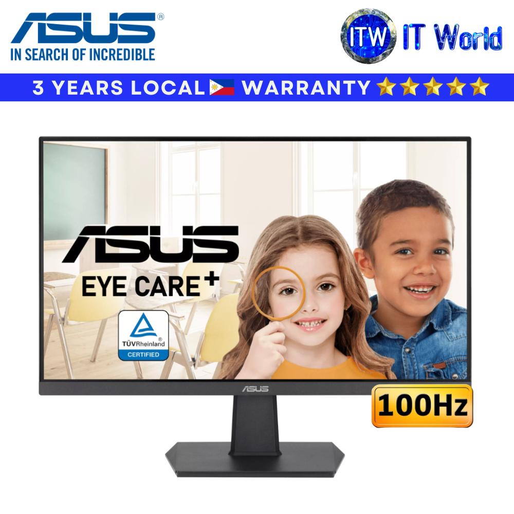 ASUS Eye Care Gaming Monitor VA27EHF 27" 1920x1080 FHD /100Hz/IPS/1ms MPRT/Flicker Free | itw