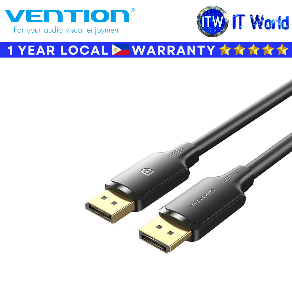 Itw | Vention Display Port Male to Female 4K HD Cable (HAKBF)