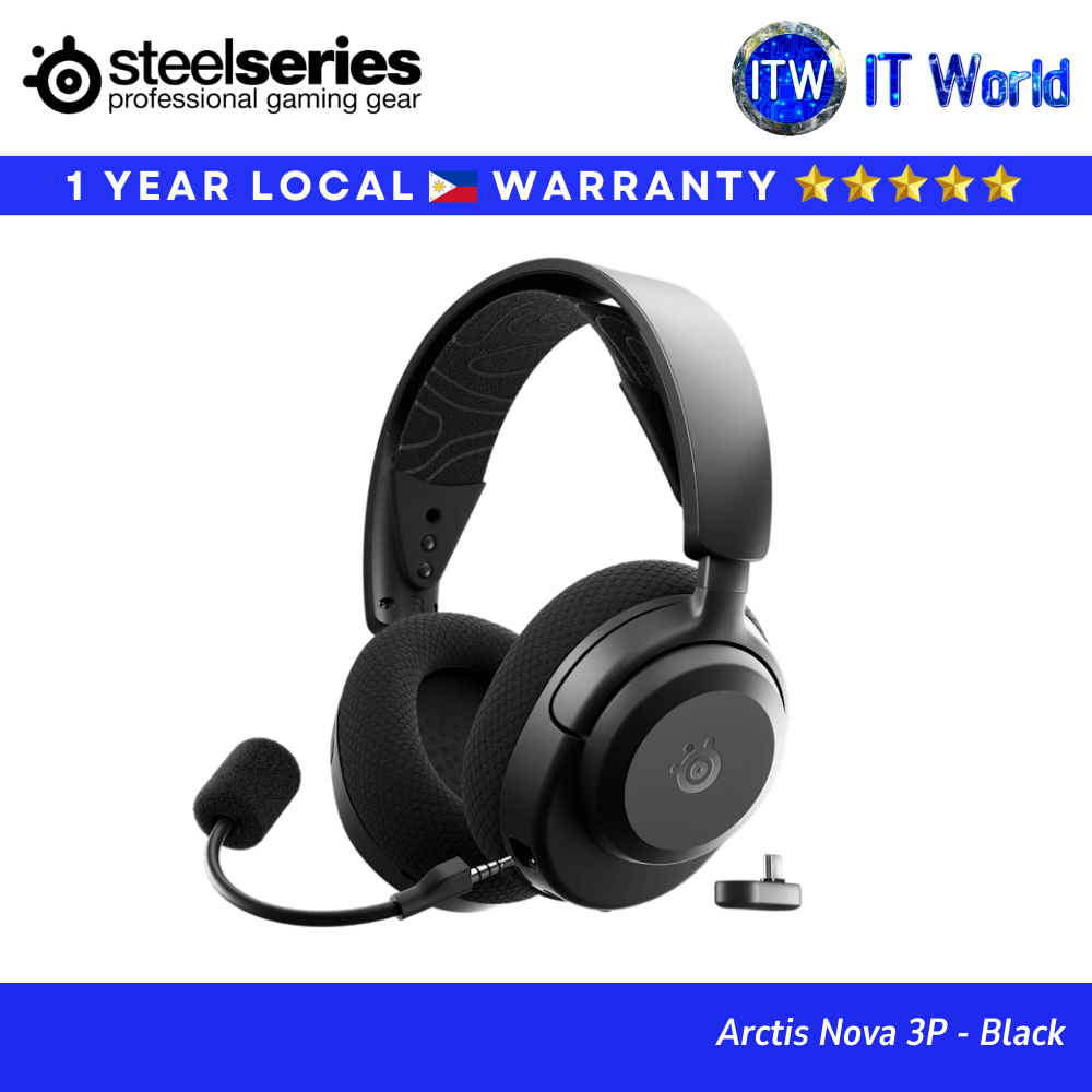 SteelSeries Arctis Nova 3P Wireless Headset 40H Battery / App Control / USB-C / Multi-Platform | itw