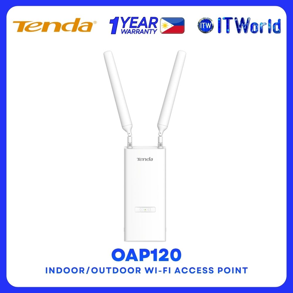 Tenda OAP1200 AC1200 Dual-Band 802.11AC Indoor/Outdoor IP65 waterproof Wireless Access Point itw