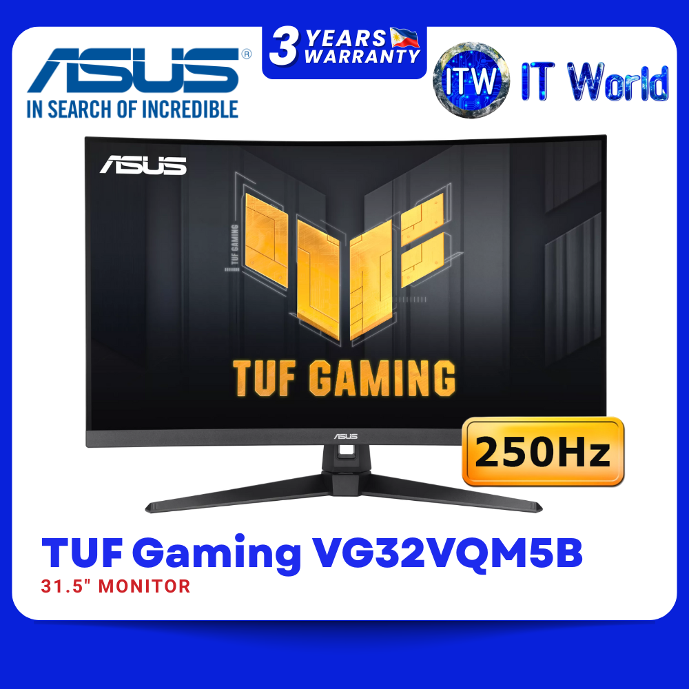 ASUS TUF Gaming VG32VQM5B Monitor 31.5" 250Hz 1920 × 1080 FHD / Curved 1500R / OC / 0.5ms | itw