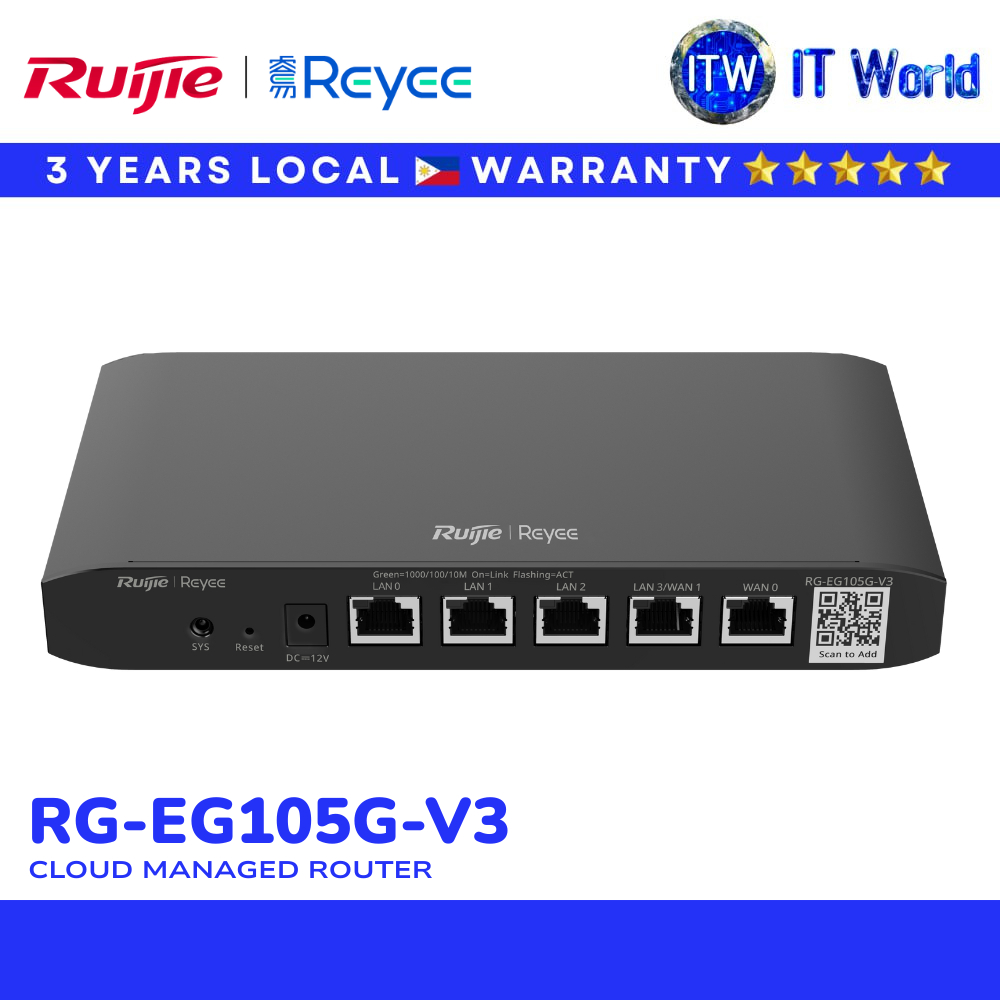 Ruijie Reyee RG-EG105G-V3 Reyee Cloud Managed Router (RG-EG105G-V3) | itw