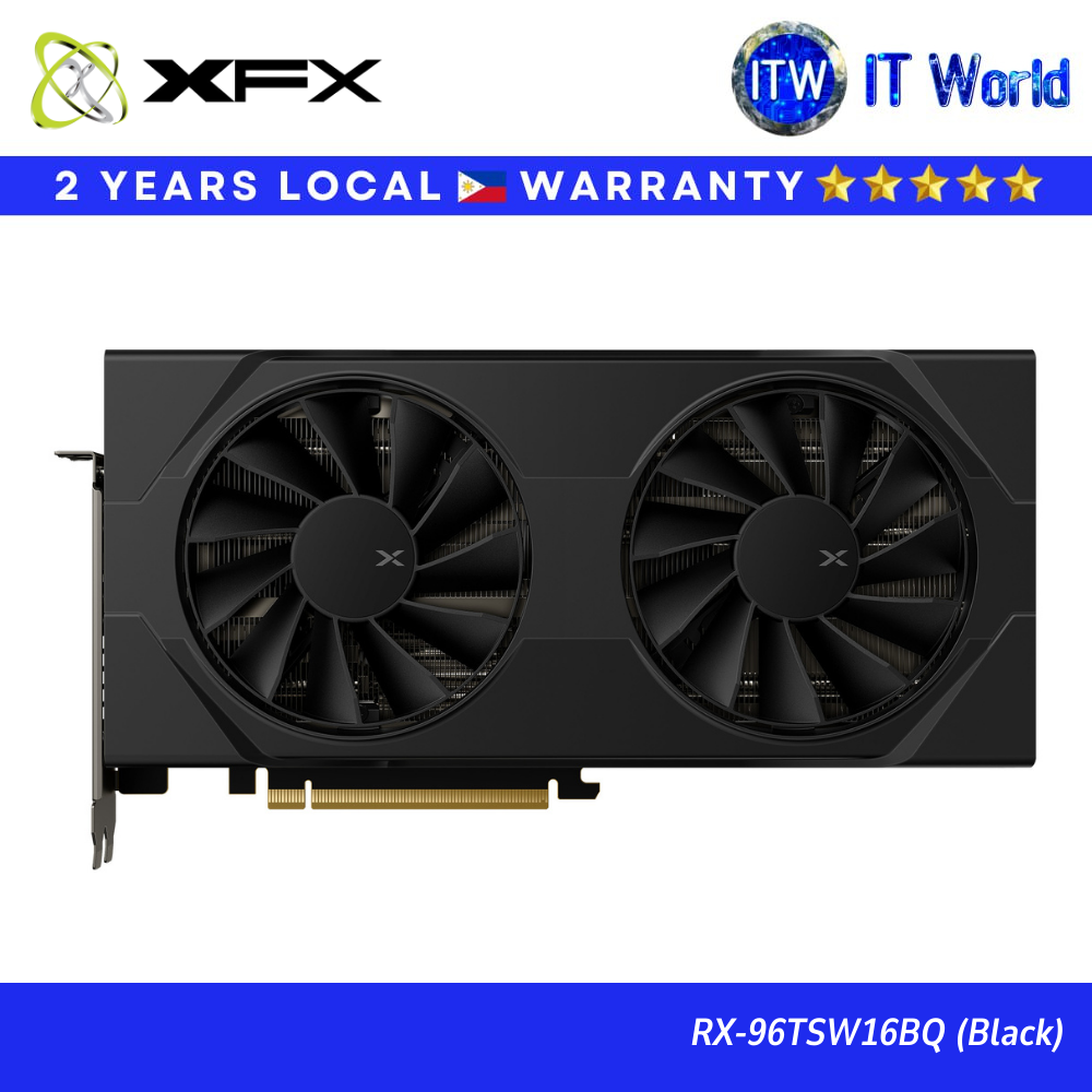 XFX RX 9060 XT OC Gaming 16GB GDDR6 Swift AMD Radeon Graphics Card (Black | White) | itw