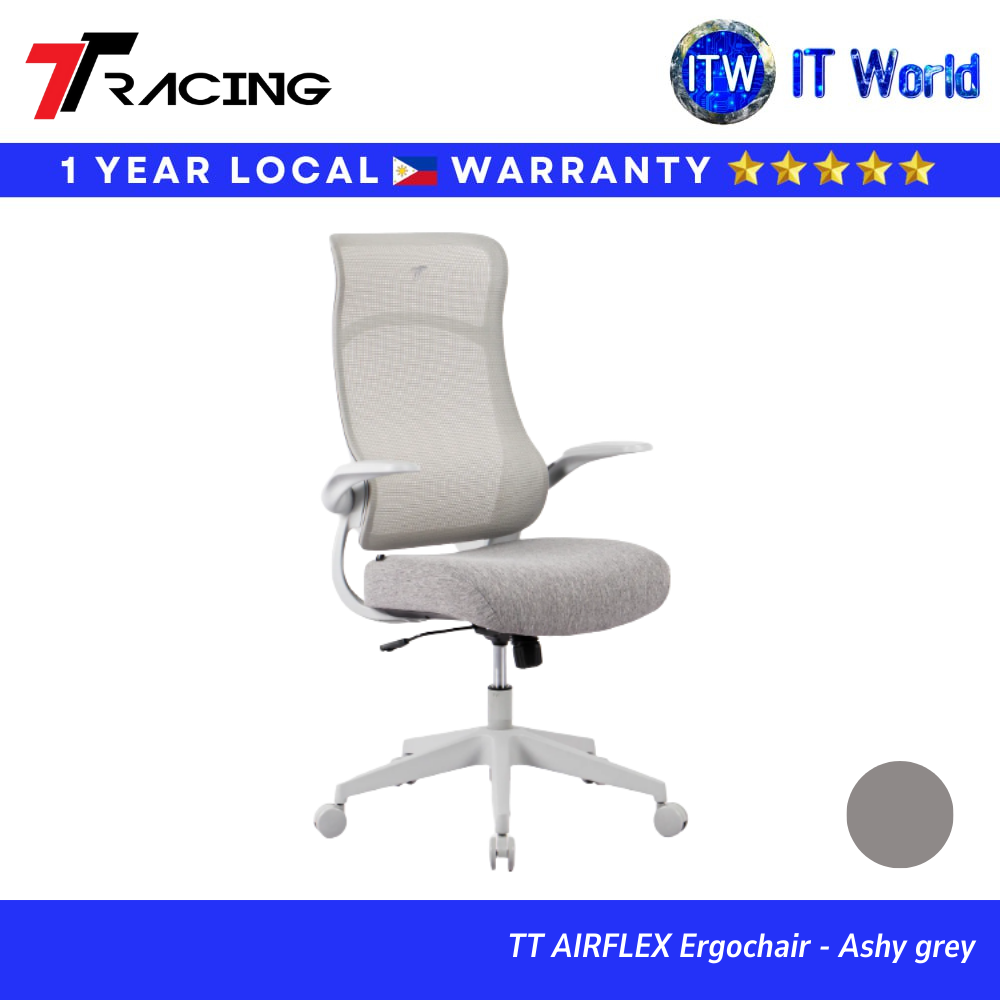 TTRacing TT Airflex Ergochair | Mesh Fabric / Ergonomic / Adjustable Comfort | itw