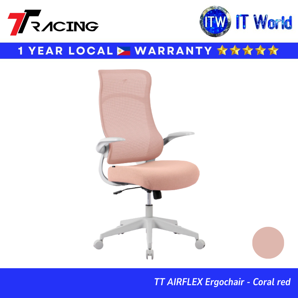 TTRacing TT Airflex Ergochair | Mesh Fabric / Ergonomic / Adjustable Comfort | itw